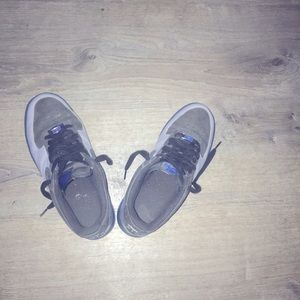 Black, Grey, And Blue Air Force 1’s